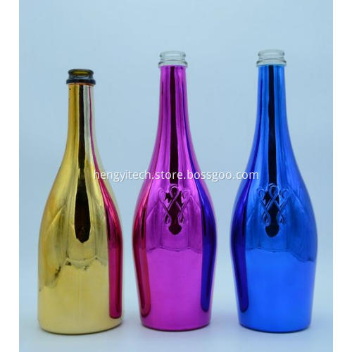 wine bottle and glass